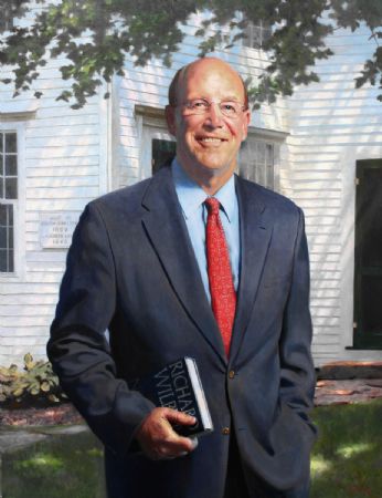 Russ Weigel, Headmaster
Loomis Chaffee School, Windsor, Connecticut
Oil on canvas 44" x 34"